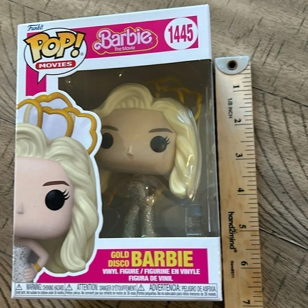 NIB Funko Gold Disco 💃 🪩 Barbie 💄 from Barbie Movie 🎥 🍿